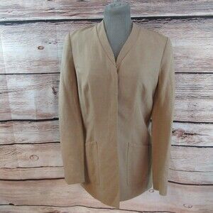 Moda Seta Sandra King size 6 Silk and Linen women's jacket